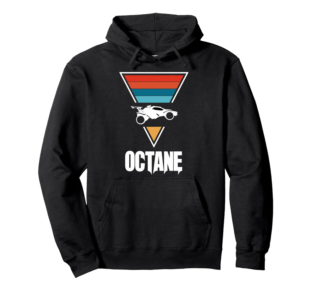 Octane Rocket Soccer Sunset Distressed Hoodie - Streetwear Style Unisex - T-Shirt, Sweatshirt, Hoodie