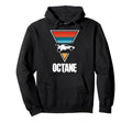 Octane Rocket Soccer Sunset Distressed Hoodie - Streetwear Style Unisex - T-Shirt, Sweatshirt, Hoodie
