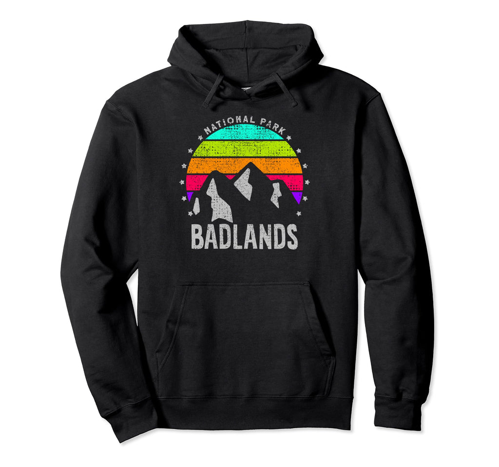 Badlands National Park Us Badlands Hoodie - Minimalist Print for Adults - T-Shirt, Sweatshirt, Hoodie