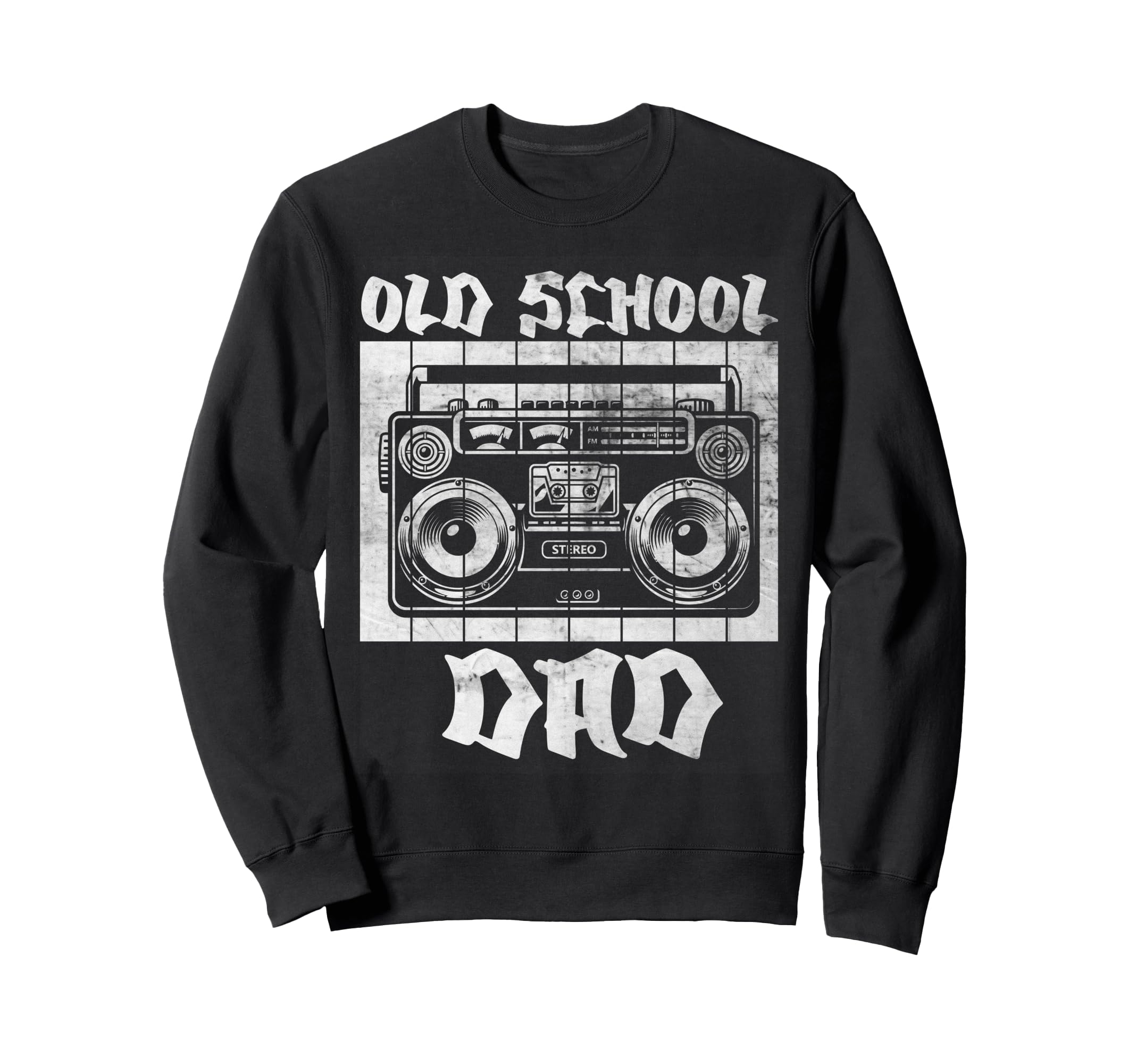 Old School Dad Hip Hop Sweatshirt - Aesthetic Graphic for Adults - T-Shirt, Sweatshirt, Hoodie