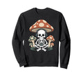 Skeleton Playing Video Games Dark Sweatshirt - Aesthetic Graphic Unisex - T-Shirt, Sweatshirt, Hoodie