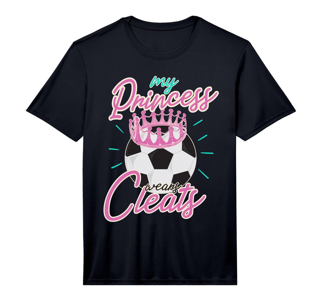 Mens My Princess Wears Cleats Classy T-Shirt - Minimalist Print Unisex - T-Shirt, Sweatshirt, Hoodie