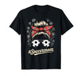 Messy Bun Soccer Mom Sunglasses Floral T-Shirt - Custom Art Print Unisex - T-Shirt, Sweatshirt, Hoodie