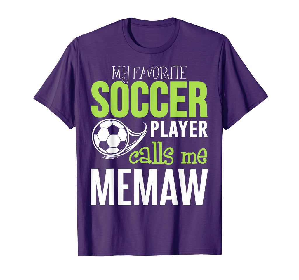 Soccer Memaw My Favorite Player Calls Me T-Shirt - Custom Art Print Unisex - T-Shirt, Sweatshirt, Hoodie