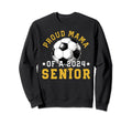 Class 2024 Mama Soccer Senior 2024 Sweatshirt - Graphic Print Unisex - T-Shirt, Sweatshirt, Hoodie