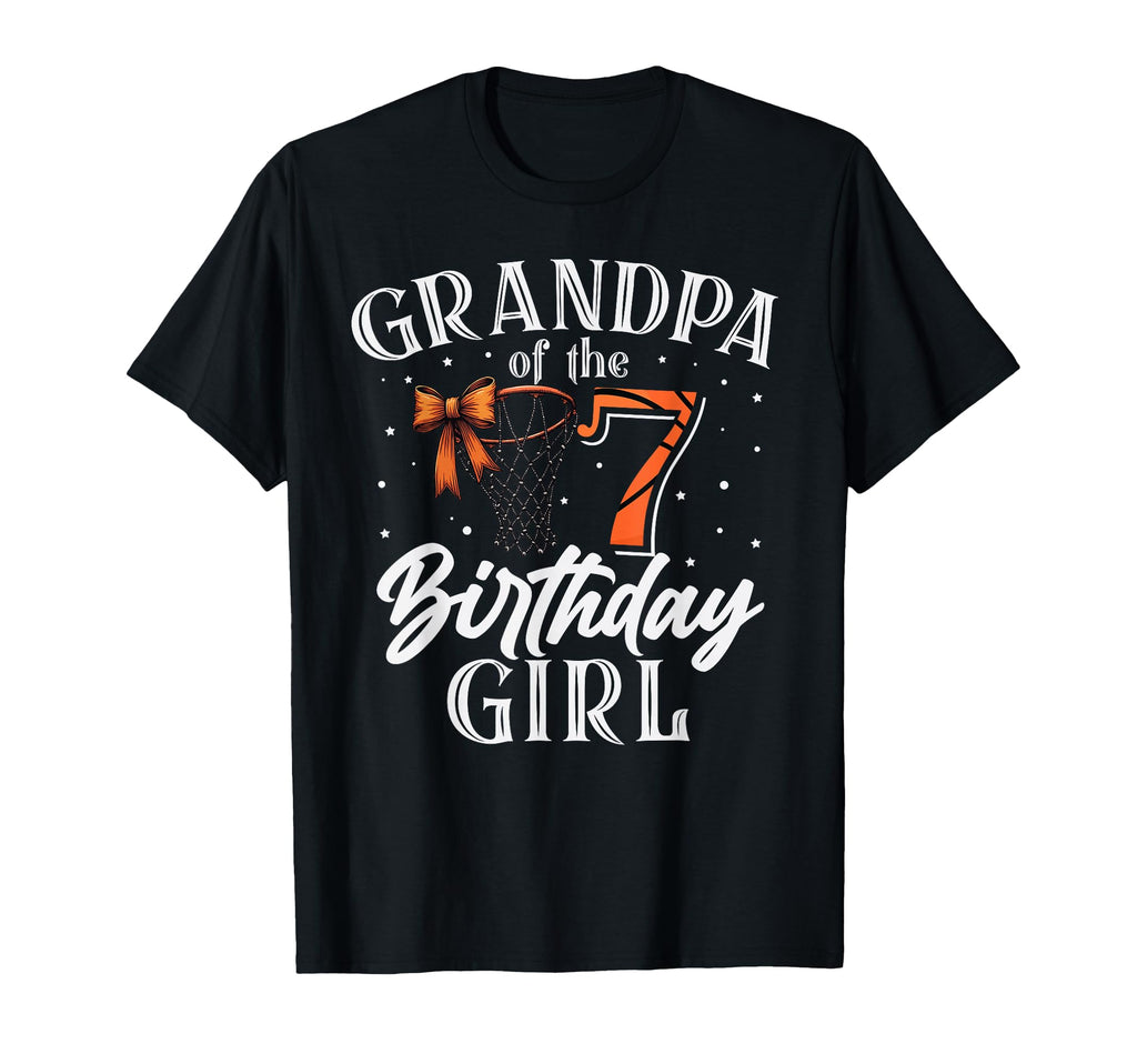 G Pa 7 Seven Birthday Basketball Bday T-Shirt - Novelty Apparel for Adults - T-Shirt, Sweatshirt, Hoodie