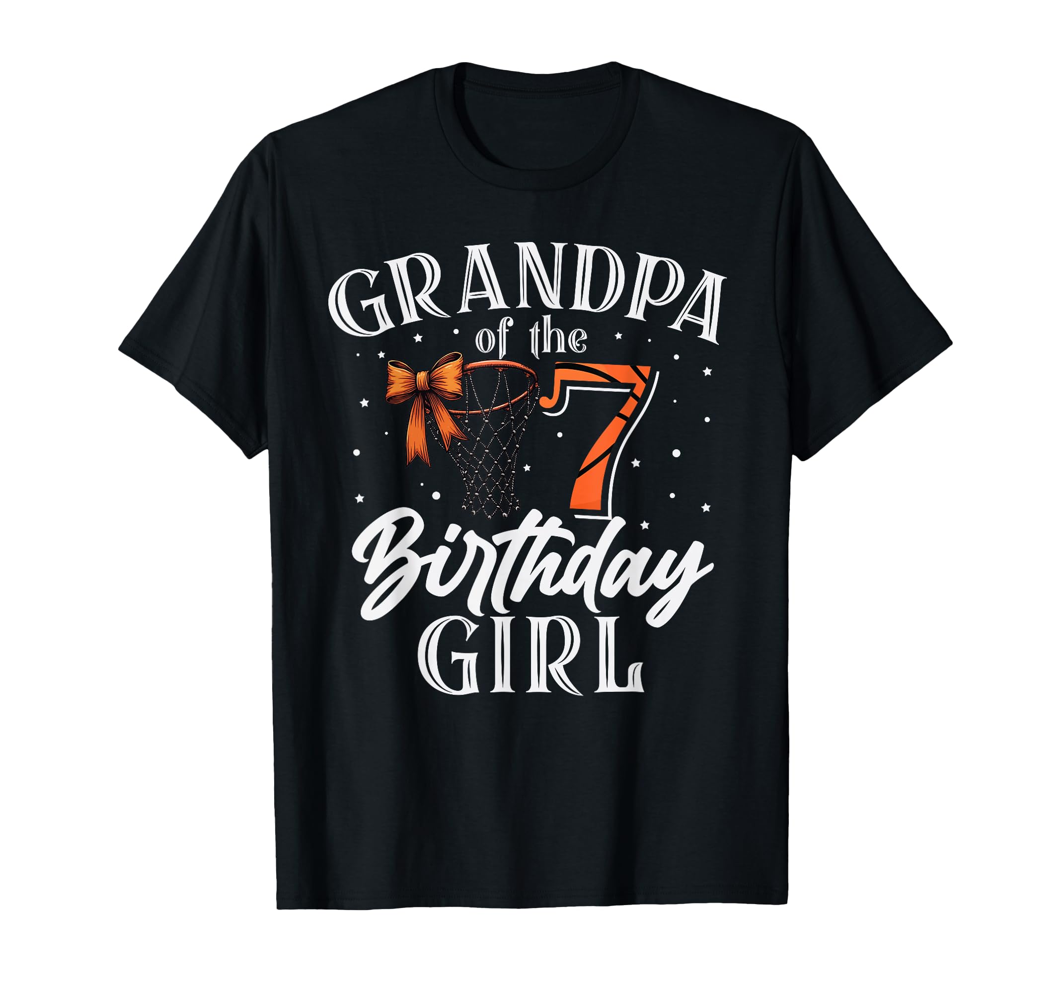 G Pa 7 Seven Birthday Basketball Bday T-Shirt - Novelty Apparel for Adults - T-Shirt, Sweatshirt, Hoodie