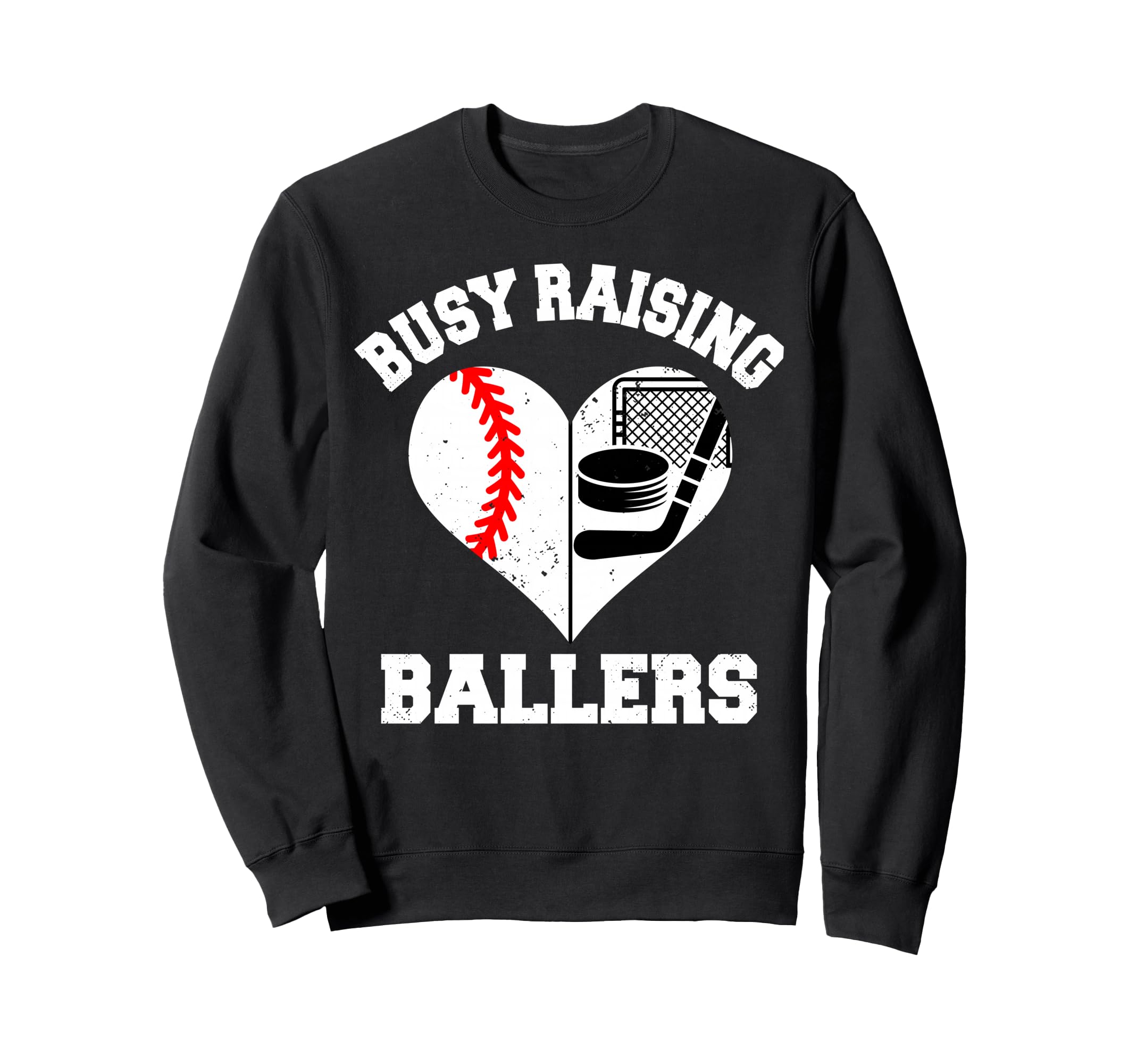 Busy Raising Ballers Baseball Sweatshirt - Custom Art Print for Adults - T-Shirt, Sweatshirt, Hoodie