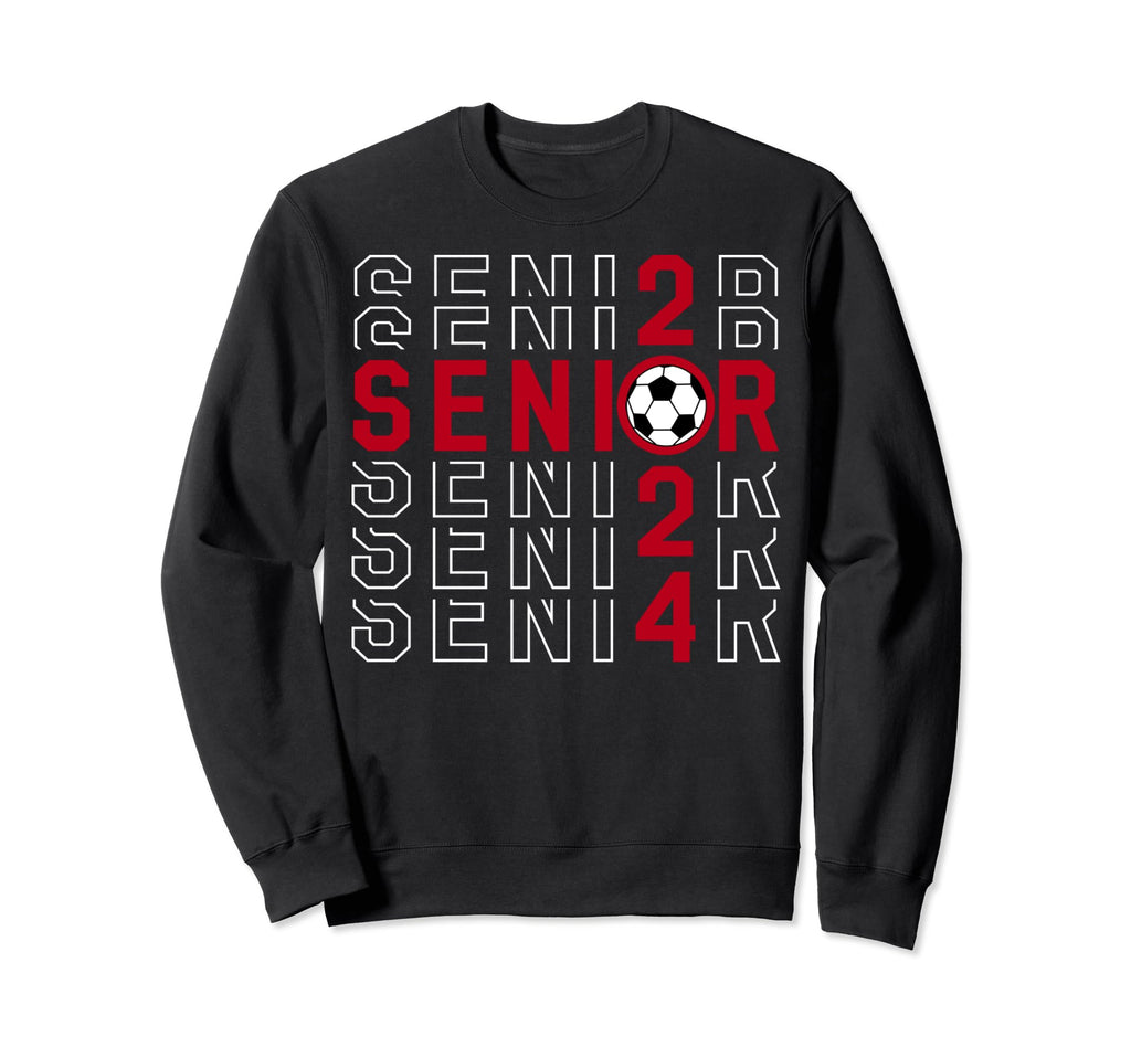 Senior Class 2024 Graduation Maroon Sweatshirt - Graphic Print Unisex - T-Shirt, Sweatshirt, Hoodie