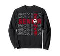Senior Class 2024 Graduation Maroon Sweatshirt - Graphic Print Unisex - T-Shirt, Sweatshirt, Hoodie