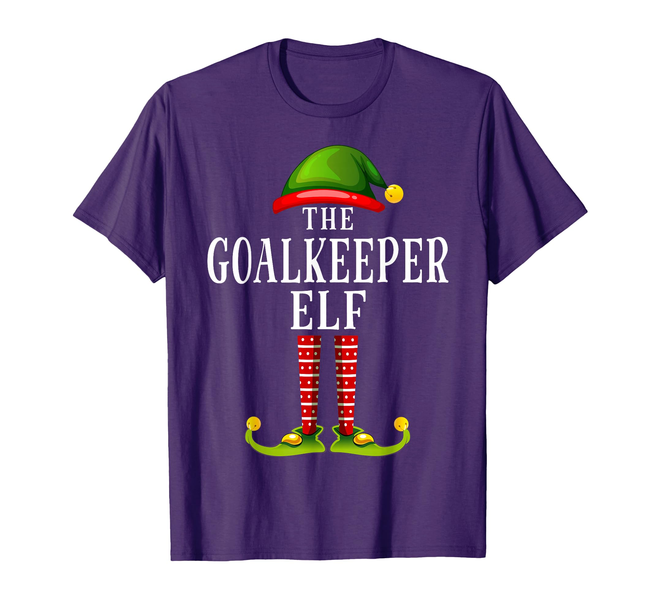 Goalkeeper Elf Matching Family Group Pjs T-Shirt - Graphic Print Men Women - T-Shirt, Sweatshirt, Hoodie