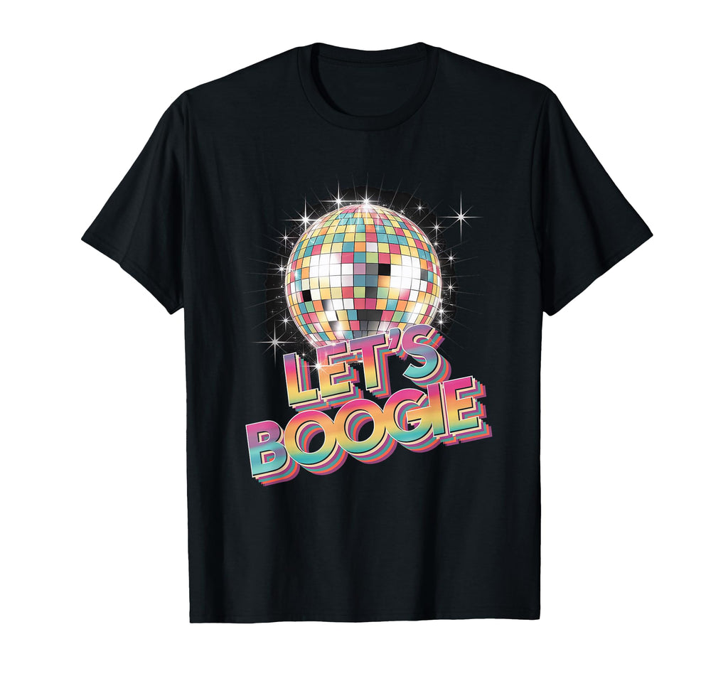 Disco Ball Lets Boogie Fever Discoball T-Shirt - Unique Graphic Unisex - T-Shirt, Sweatshirt, Hoodie