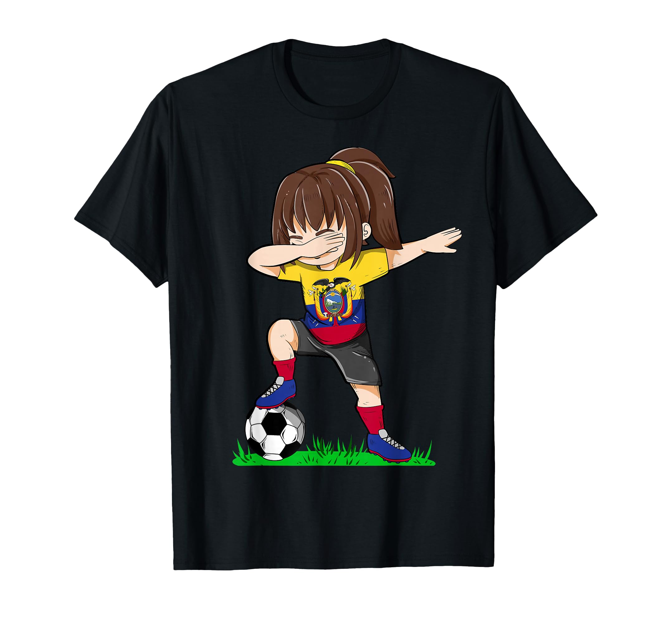 Soccer Ecuador Jersey Flag Football T-Shirt - Casual Everyday Wear Unisex - T-Shirt, Sweatshirt, Hoodie