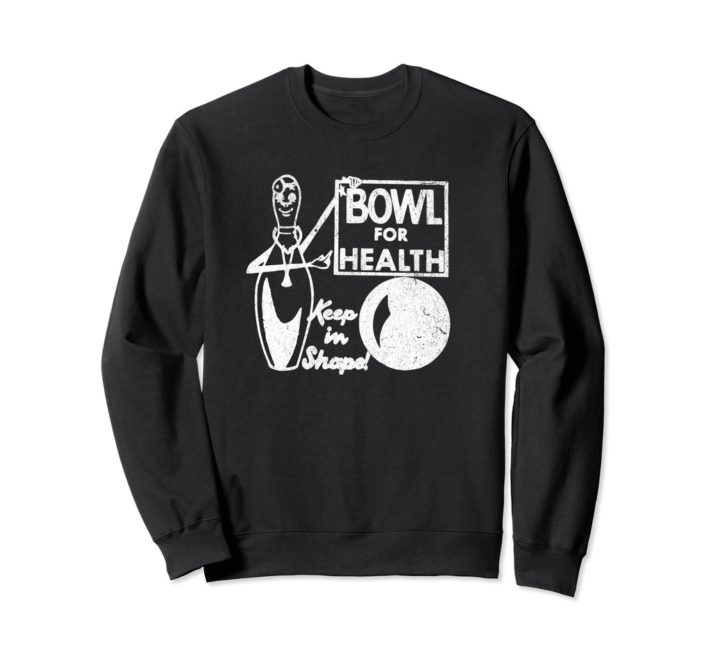 Bowl Health Bowling Matchbook Sweatshirt - Custom Art Print Men Women - T-Shirt, Sweatshirt, Hoodie