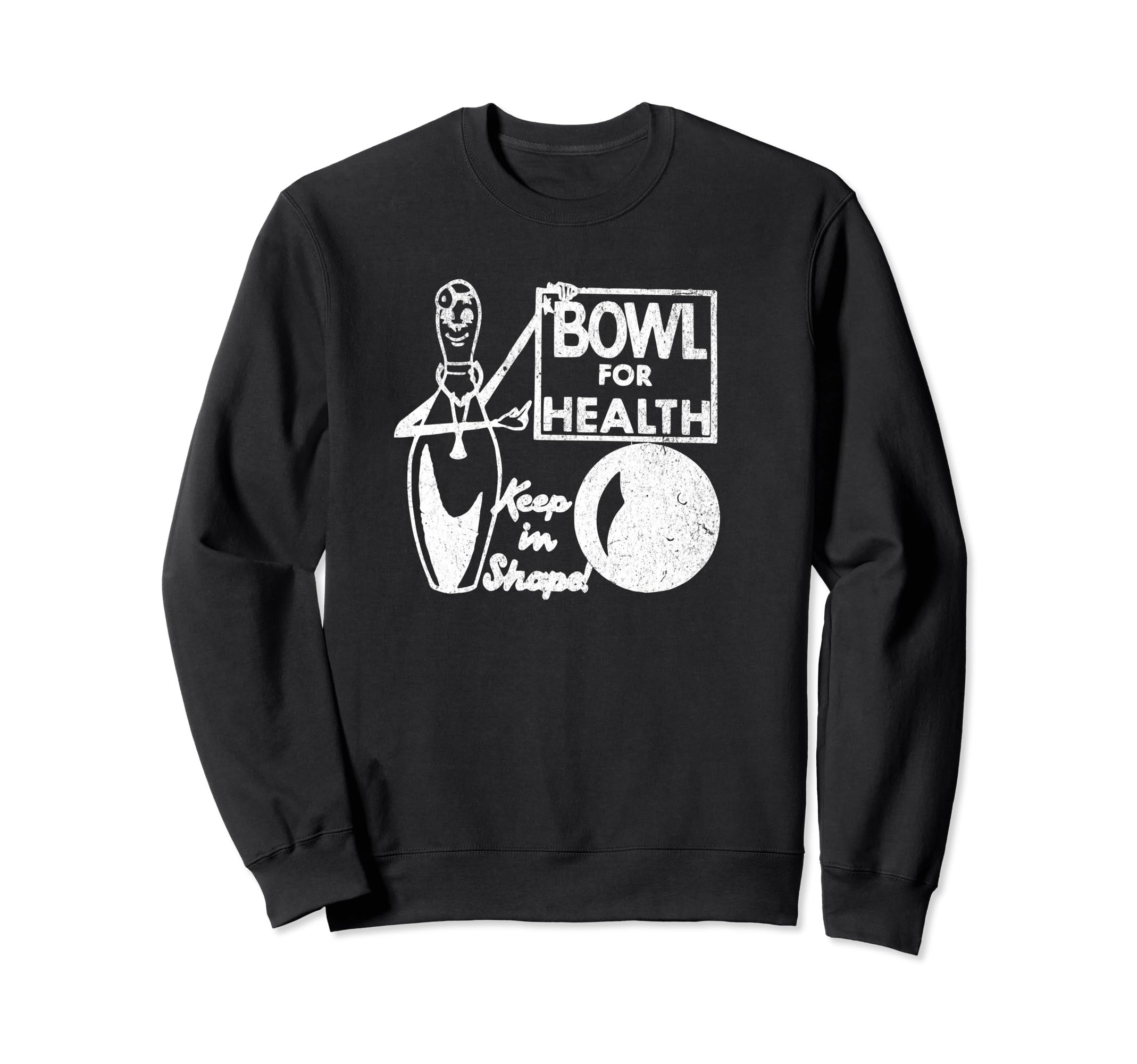 Bowl Health Bowling Matchbook Sweatshirt - Custom Art Print Men Women - T-Shirt, Sweatshirt, Hoodie