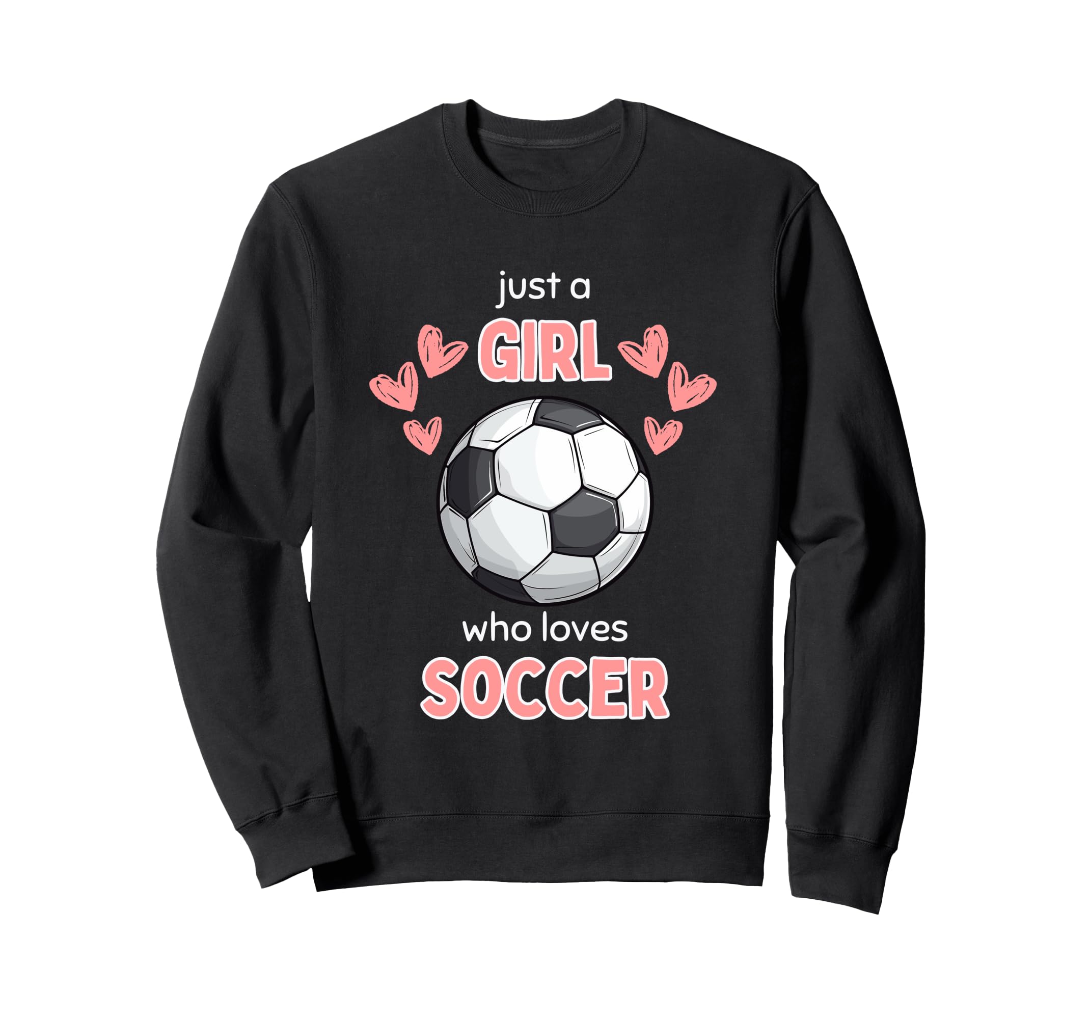 Who Loves Soccer Ball Player Sweatshirt - Minimalist Print Unisex - T-Shirt, Sweatshirt, Hoodie