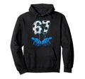 Soccer Number 67 Goalie Gloves Ball Hoodie - Graphic Print for Adults - T-Shirt, Sweatshirt, Hoodie