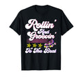 Roller Skates Rollin And Groovin To T-Shirt - Graphic Print for Adults - T-Shirt, Sweatshirt, Hoodie