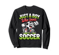 Just Who Loves Soccer Footbal Sweatshirt - Novelty Apparel for Adults - T-Shirt, Sweatshirt, Hoodie
