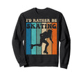 Roller Skating Skate 1970S Black Sweatshirt - Trendy Graphic for Adults - T-Shirt, Sweatshirt, Hoodie