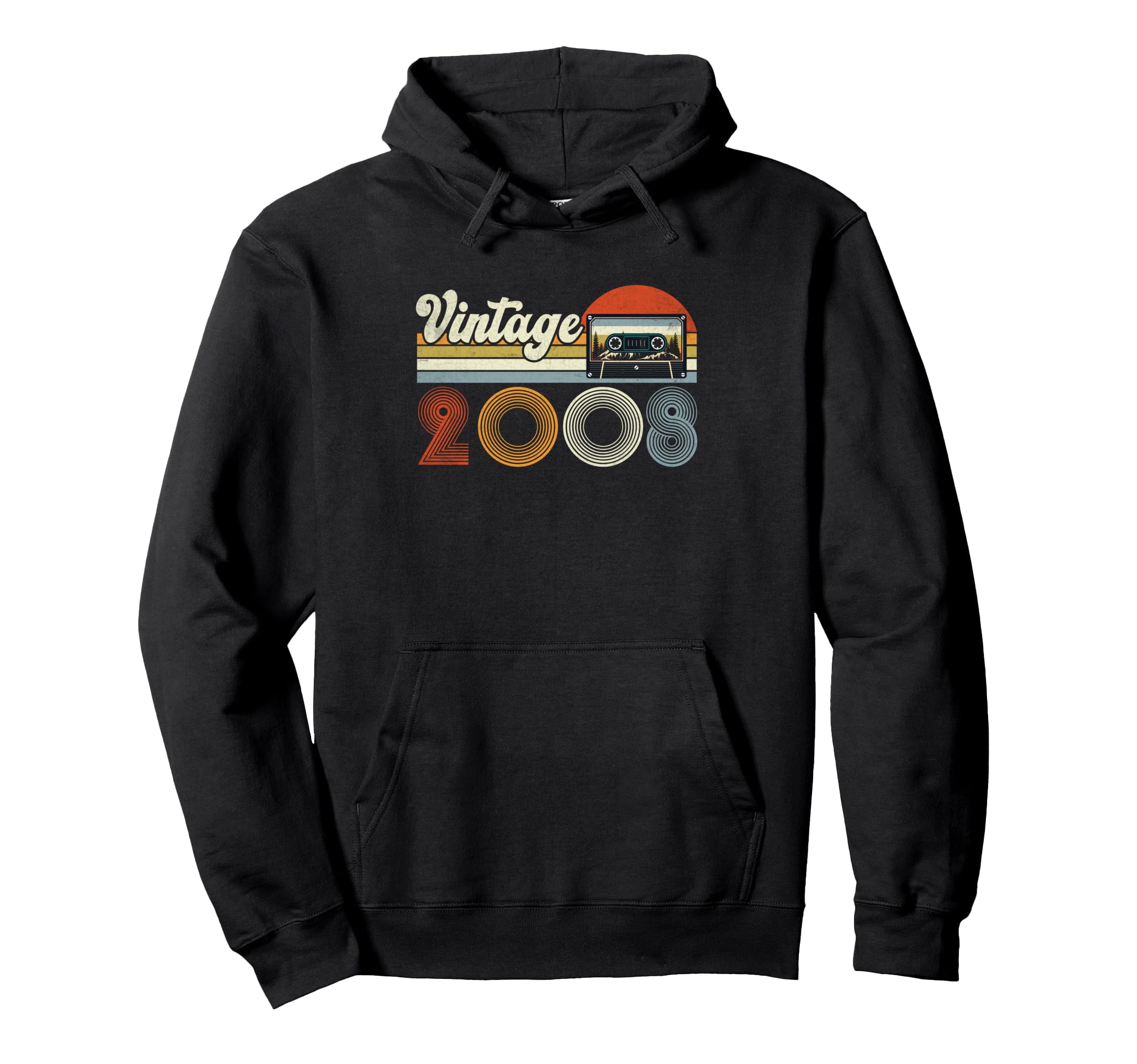 18 Years Old Gifts 2008 18Th Birthday Hoodie - Fun Novelty Design Unisex - T-Shirt, Sweatshirt, Hoodie