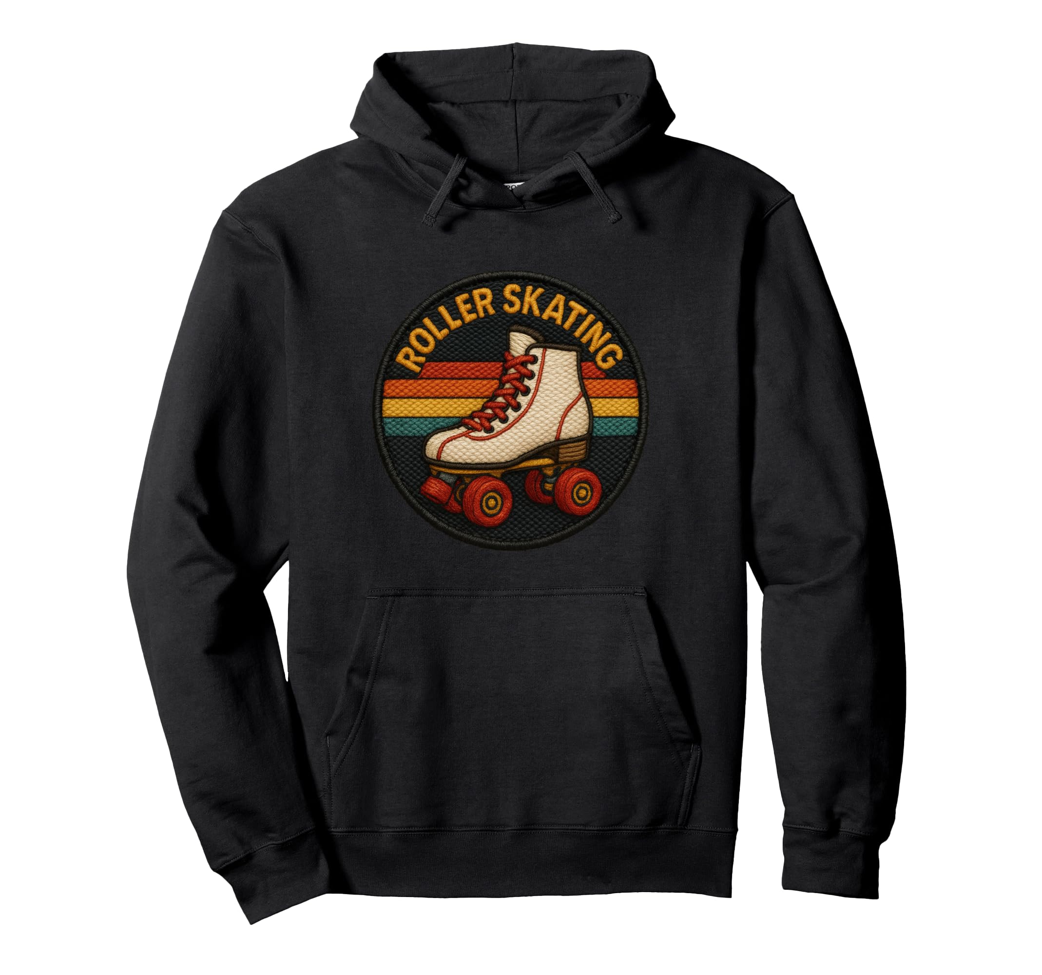 Roller Skating Disco Vibes 70S Hoodie - Casual Everyday Wear for Adults - T-Shirt, Sweatshirt, Hoodie