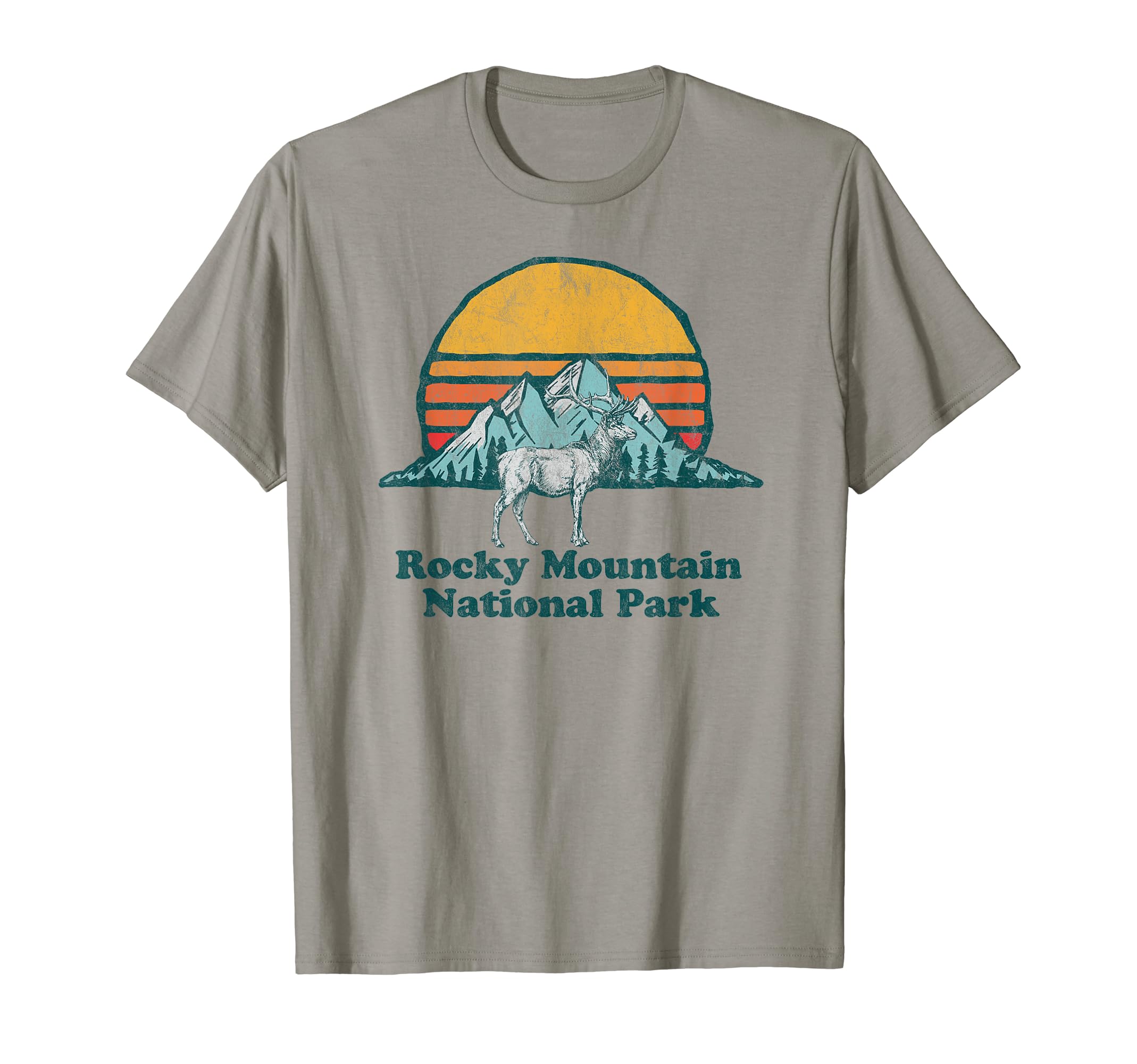 Rocky Mountain National Park Elk T-Shirt - Unique Graphic for Adults - T-Shirt, Sweatshirt, Hoodie