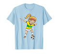 Dabbing Soccer Player Funny Brazil Fan T-Shirt - Custom Art Print Men Women - T-Shirt, Sweatshirt, Hoodie