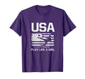 American Flag Patriotic Usa Soccer T-Shirt - Fun Novelty Design Unisex - T-Shirt, Sweatshirt, Hoodie