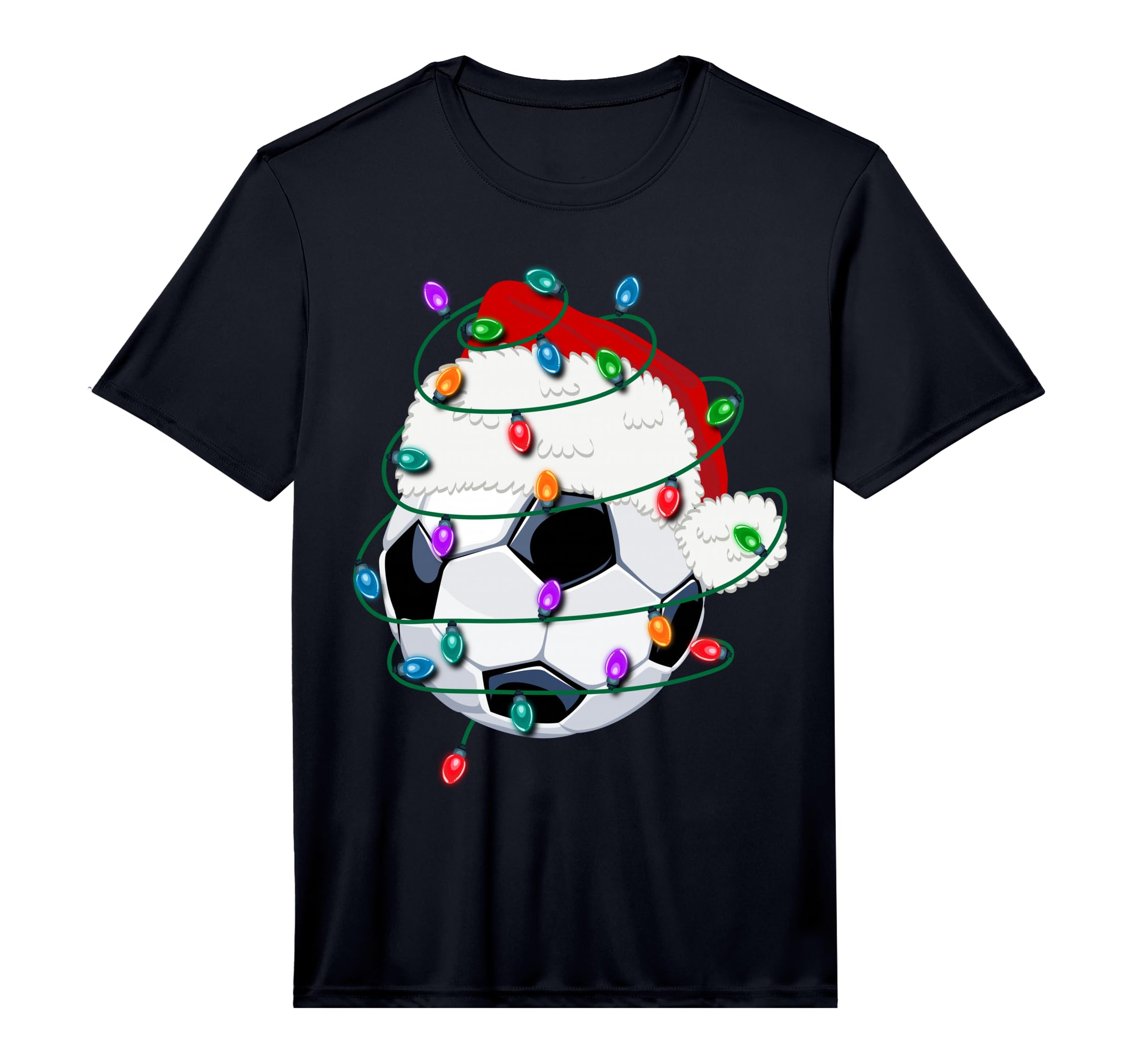 Santa Hat Gifts Light Ball Funny T-Shirt - Novelty Apparel Men Women - T-Shirt, Sweatshirt, Hoodie