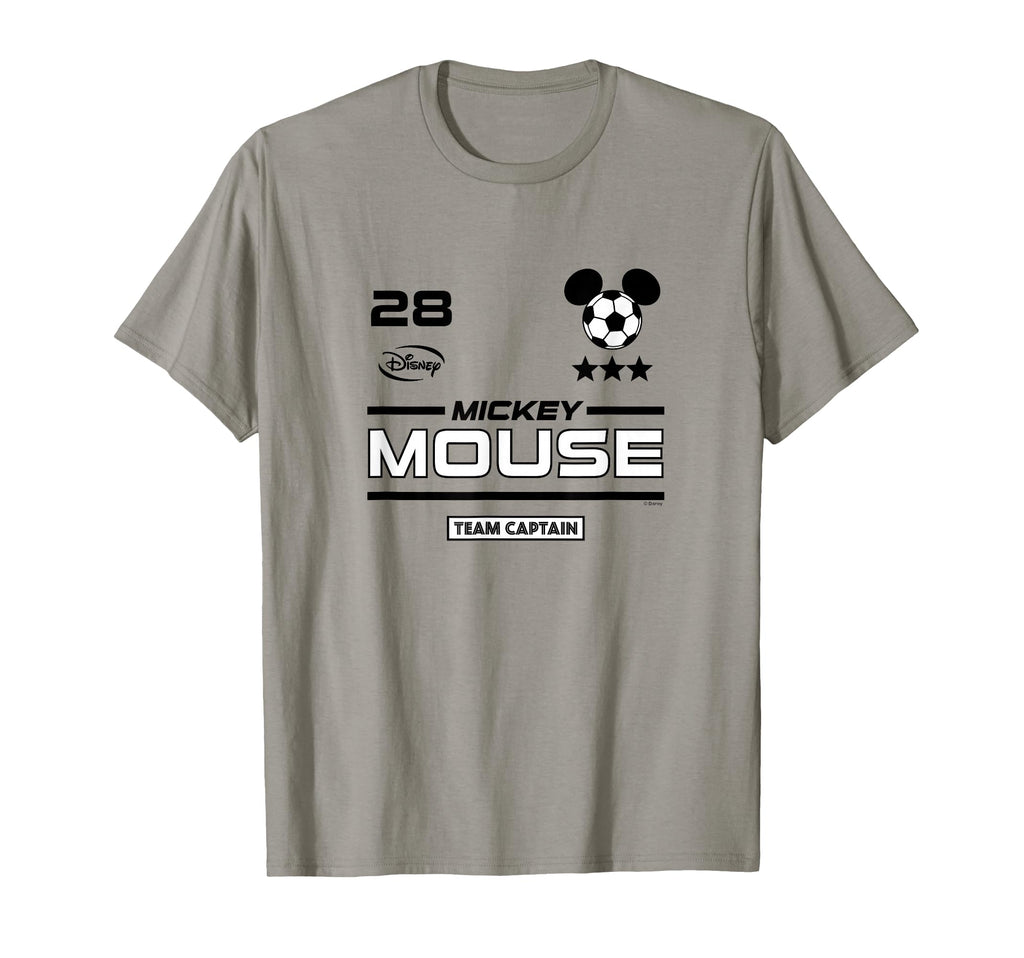 Mickey Mouse Team Captain Soccer T-Shirt - Casual Everyday Wear Unisex - T-Shirt, Sweatshirt, Hoodie