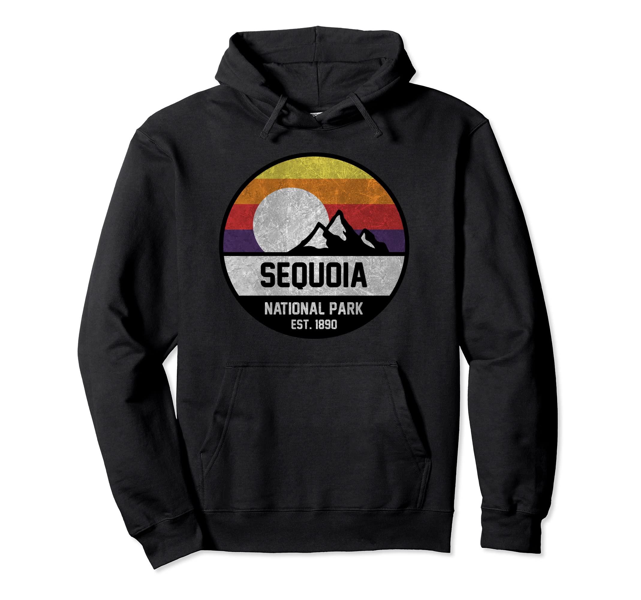 Sequoia National Park Sunset Hoodie - Graphic Print Men Women - T-Shirt, Sweatshirt, Hoodie
