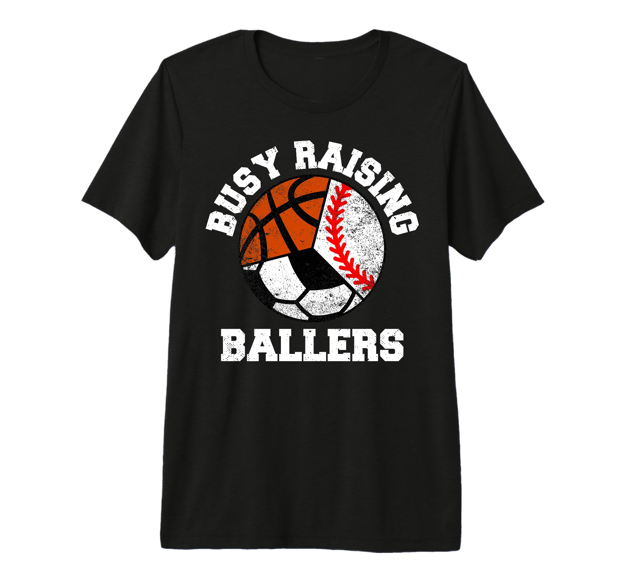 Busy Raising Ballers Funny Baseball T-Shirt - Custom Art Print for Adults - T-Shirt, Sweatshirt, Hoodie