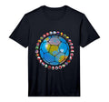 Go Soccer Go Nations Around World Huge T-Shirt - Unique Graphic Men Women - T-Shirt, Sweatshirt, Hoodie