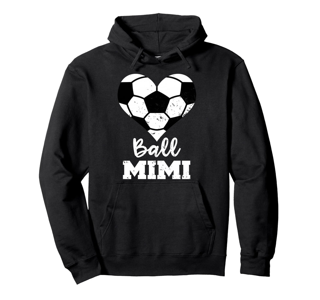 Ball Mimi Funny Soccer Heart Hoodie - Minimalist Print Unisex - T-Shirt, Sweatshirt, Hoodie