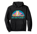 Never Forget 90S 80S Vhs Tape Cassette Hoodie - Novelty Apparel Unisex - T-Shirt, Sweatshirt, Hoodie