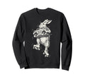Funny Bunny Roller Skate Sweatshirt - Fun Novelty Design for Adults - T-Shirt, Sweatshirt, Hoodie