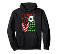 Love Costume Soccer Santa Reindeer Hoodie - Casual Everyday Wear Unisex - T-Shirt, Sweatshirt, Hoodie
