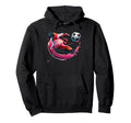 Vibrant Flamingo Soccer Ball Player Hoodie - Unique Graphic for Adults - T-Shirt, Sweatshirt, Hoodie