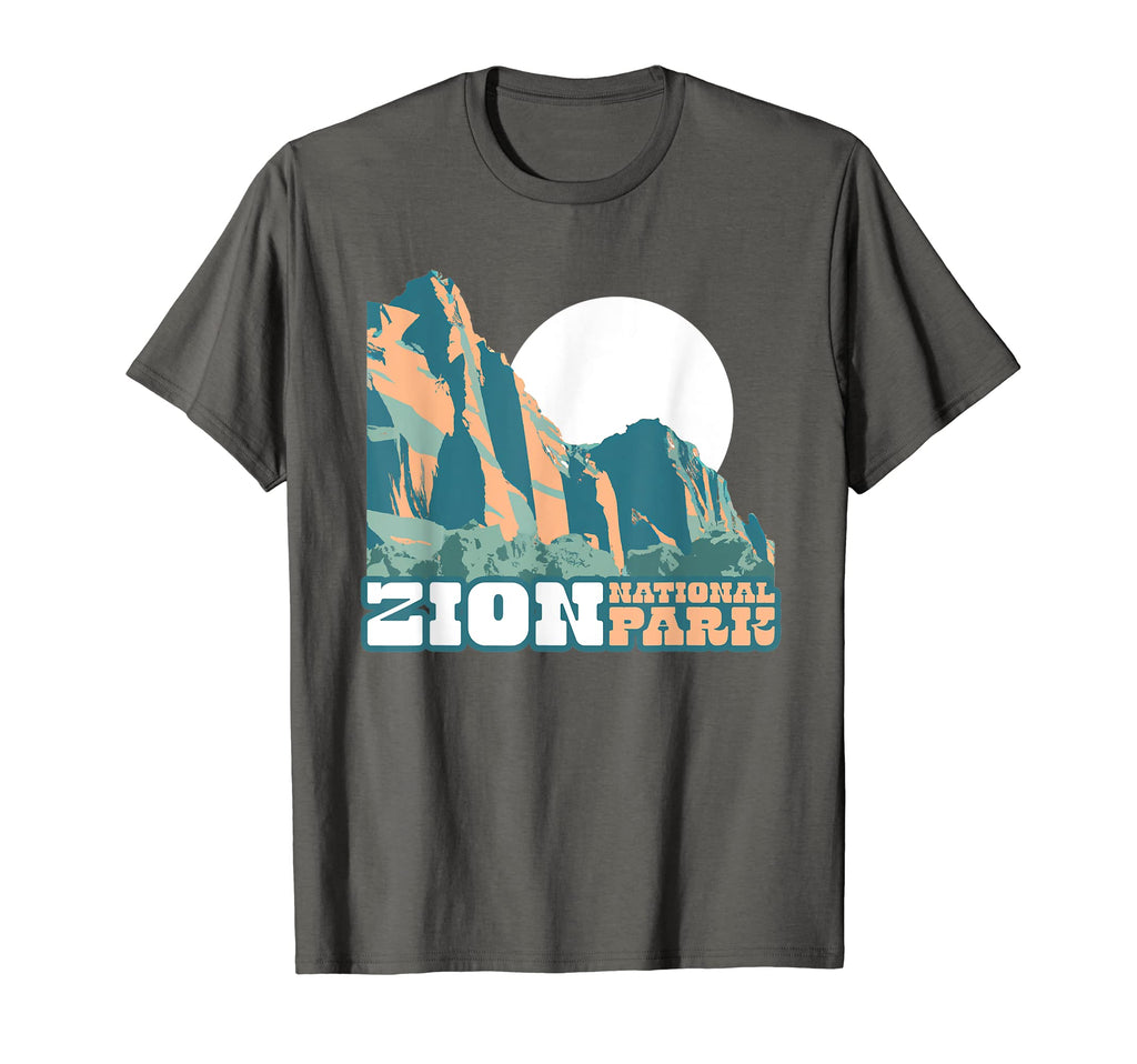 Zion National Park Wpa Utah T-Shirt - Novelty Apparel Men Women - T-Shirt, Sweatshirt, Hoodie
