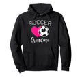 Soccer Grandma Love Heart Nana Granny Hoodie - Novelty Apparel Men Women - T-Shirt, Sweatshirt, Hoodie