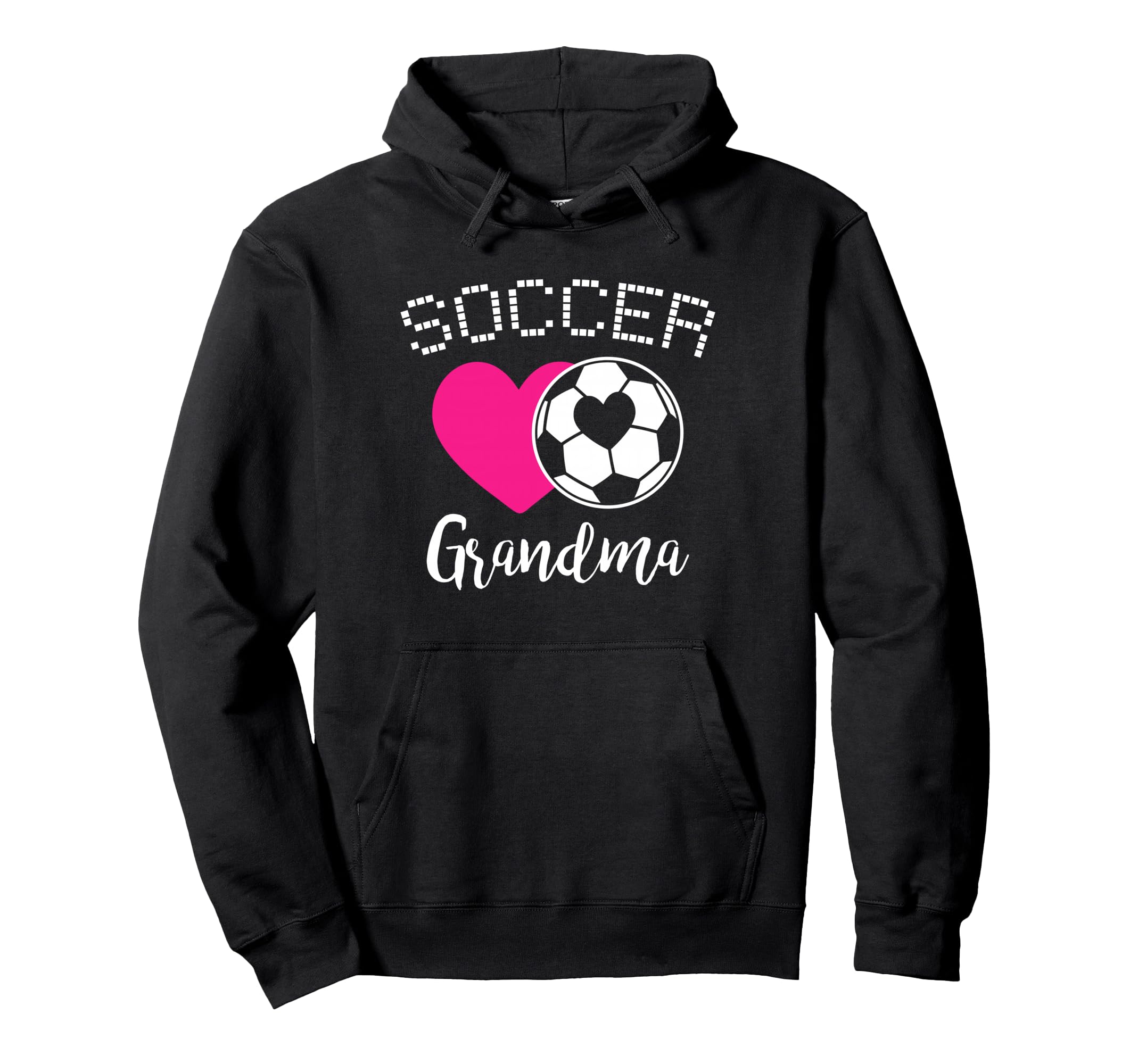 Soccer Grandma Love Heart Nana Granny Hoodie - Novelty Apparel Men Women - T-Shirt, Sweatshirt, Hoodie