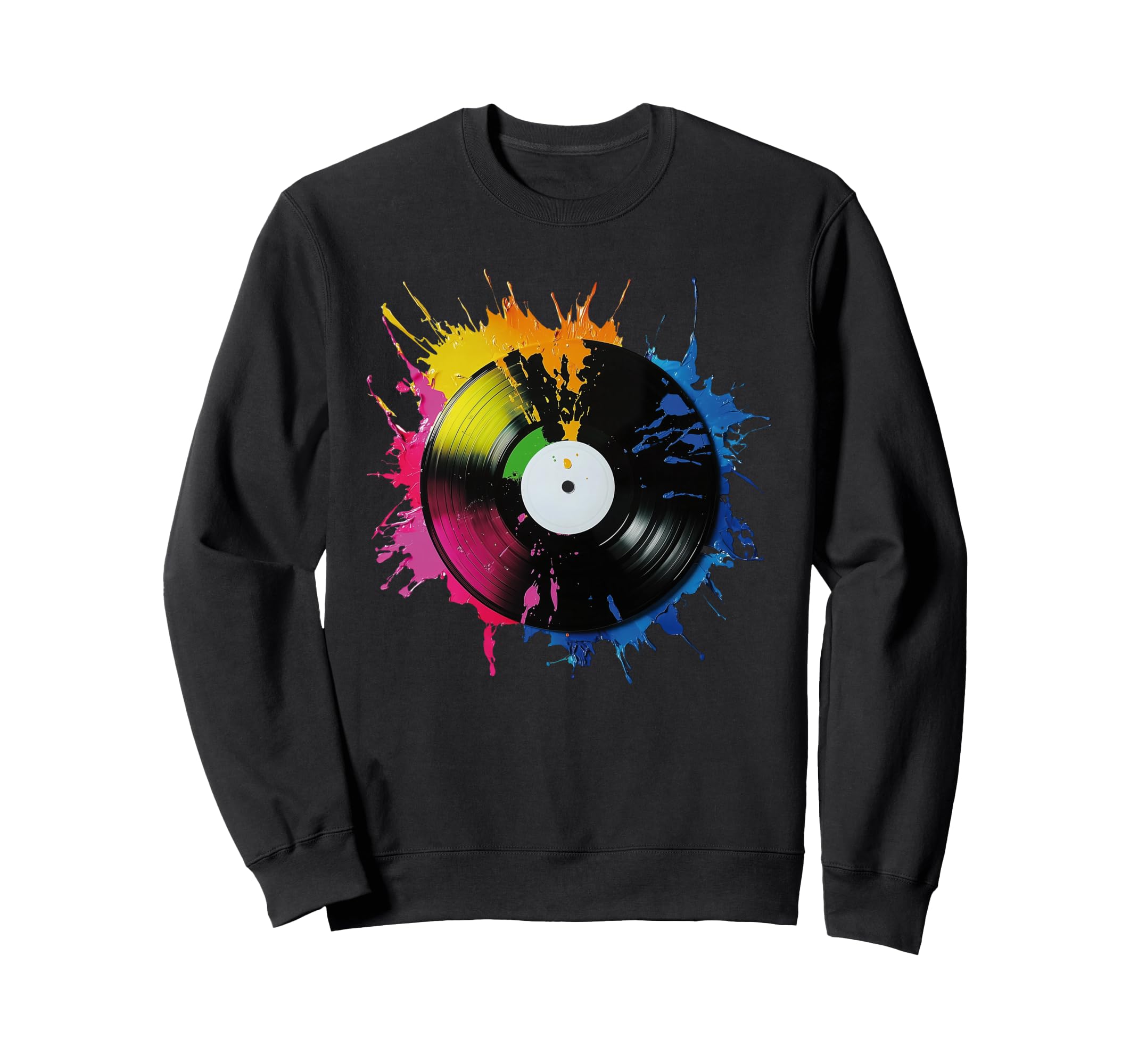 Music Lover Dj Turntable Vinyl Record Sweatshirt - Novelty Apparel Unisex - T-Shirt, Sweatshirt, Hoodie