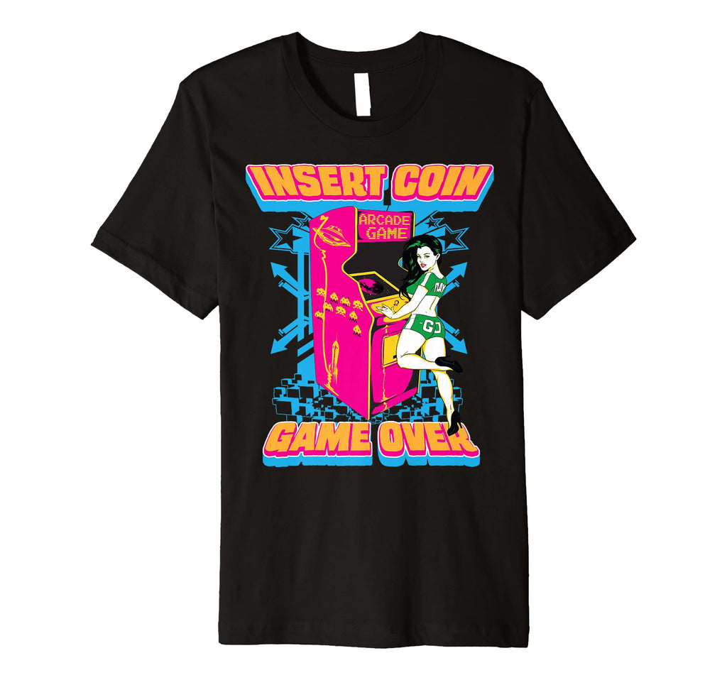 Gaming Machine Embrace Arcade Fun T-Shirt - Custom Art Print for Adults - T-Shirt, Sweatshirt, Hoodie