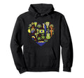Brazil Heartbeat Soccer Beach Flag Hoodie - Custom Art Print for Adults - T-Shirt, Sweatshirt, Hoodie