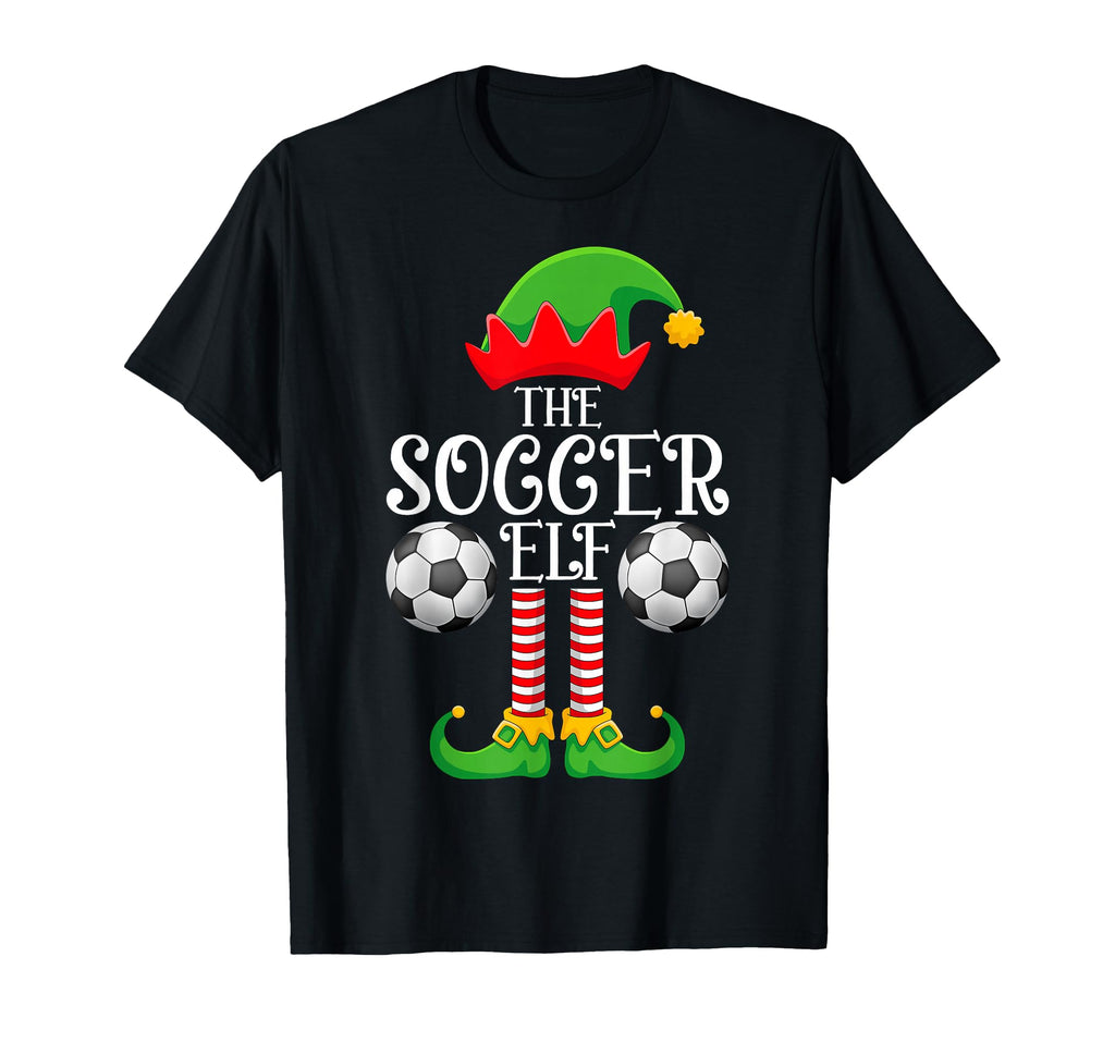 Soccer Elf Family Matching Funny Love Elf T-Shirt - Minimalist Print Unisex - T-Shirt, Sweatshirt, Hoodie