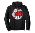 Groovy Soccer Ball Polka Dots Happy Dot Hoodie - Unique Graphic for Adults - T-Shirt, Sweatshirt, Hoodie