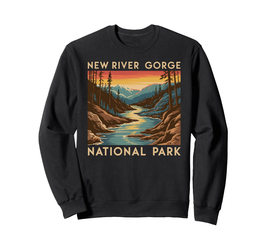 New River Gorge National Park Sweatshirt - Novelty Apparel Men Women - T-Shirt, Sweatshirt, Hoodie