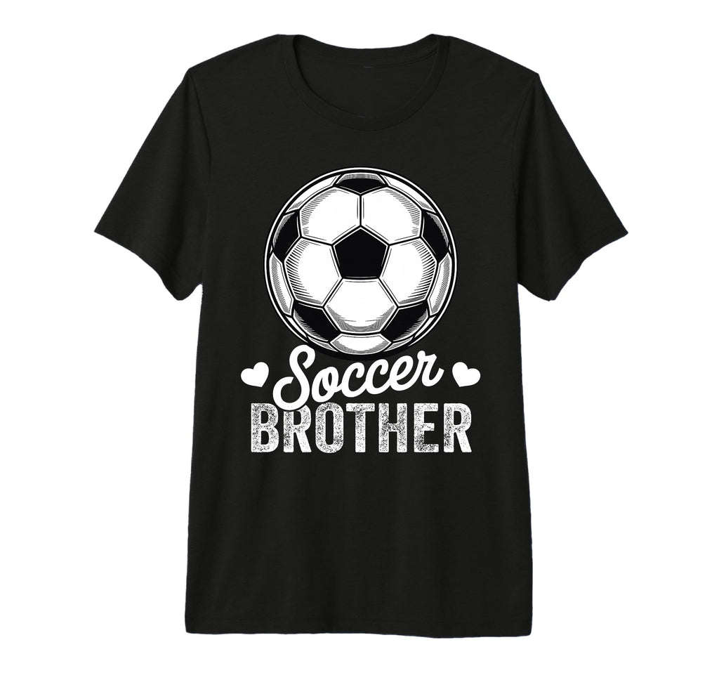 Funny Soccer Brother Mothers Day Tri Blend T-Shirt - Graphic Print Unisex - T-Shirt, Sweatshirt, Hoodie