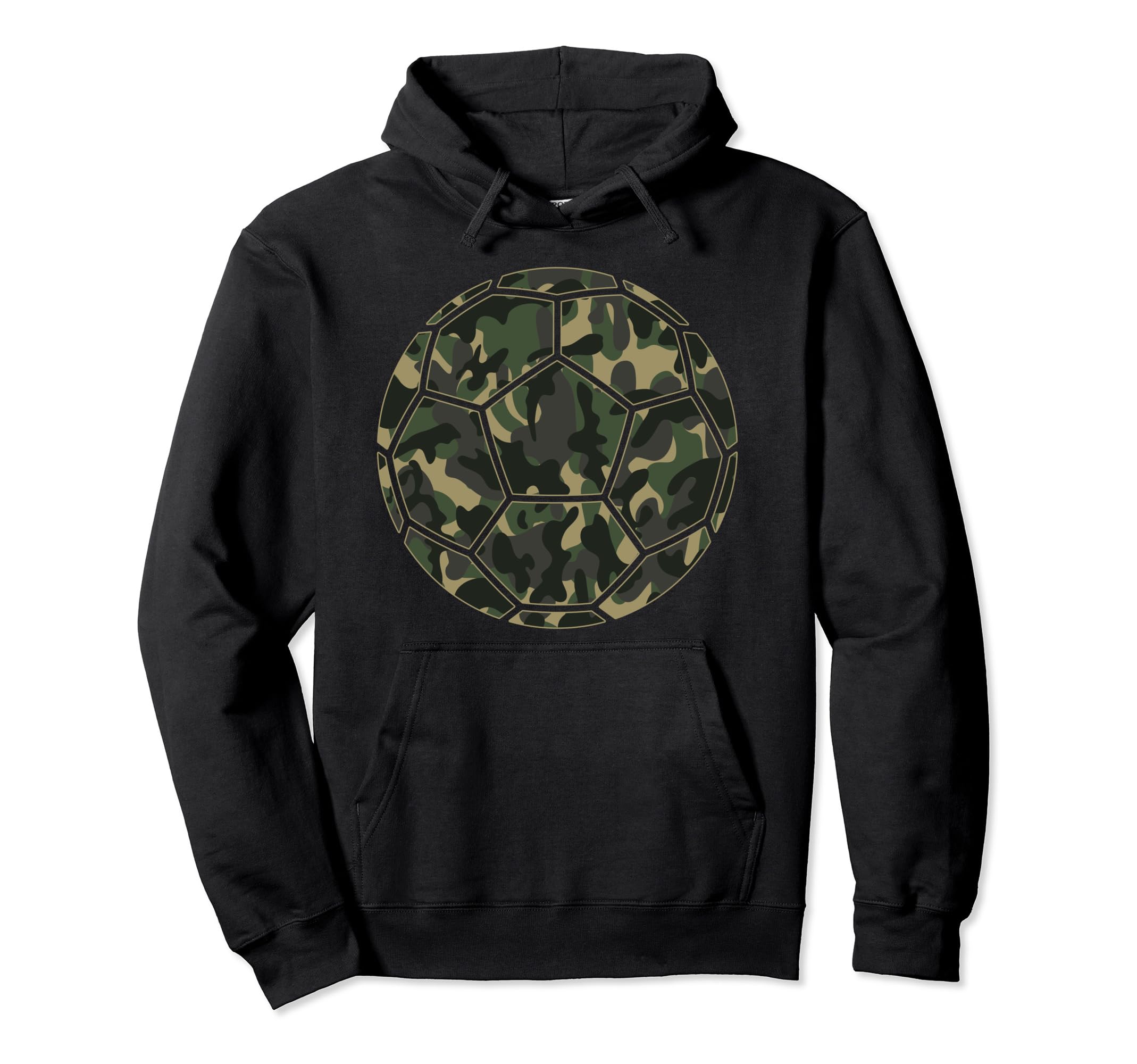 Soccer Player Camo Soccer Lover Hoodie - Unique Graphic Men Women - T-Shirt, Sweatshirt, Hoodie